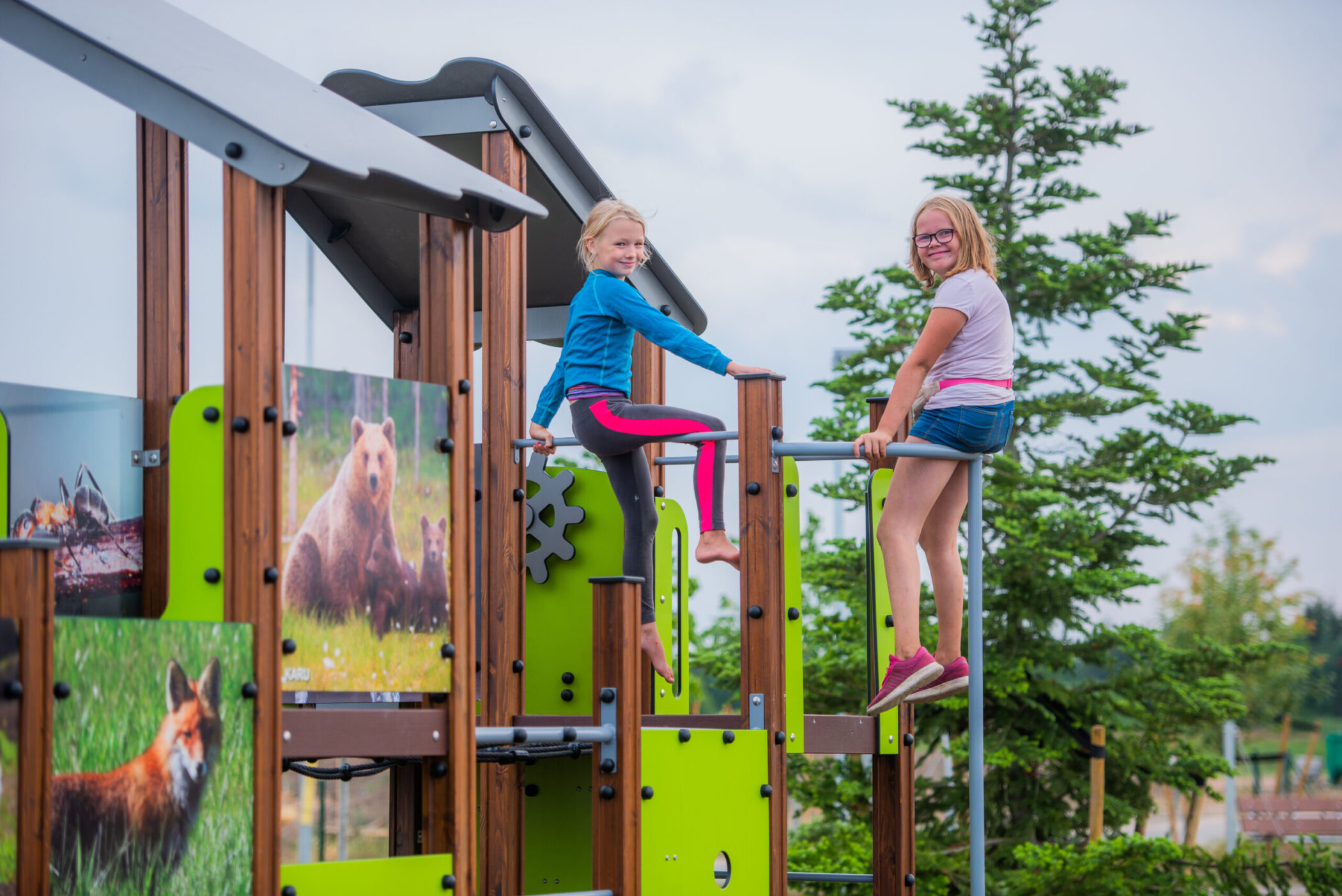 Playground in Tõrvandi, Estonia